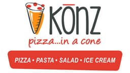 Konz Pizza in a Cone logo